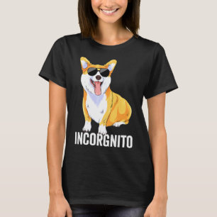 T-shirt Corgi Incorgnito Pembroke Welsh Corgi Dog Pun