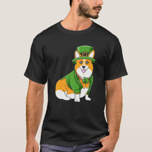 T-shirt Corgi irlandais C Fête de la Saint-Patrick Chien T