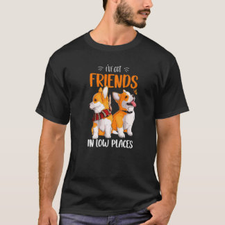 T-shirt Corgi J'ai des amis en bas Places Pembroke Wels