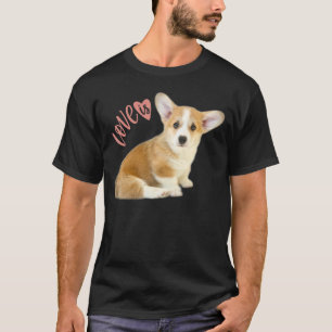 T-shirt Corgi Love Est Chien Maman Papa Tee Chien Puppy Pe