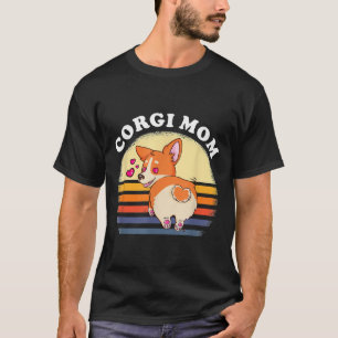 T-shirt Corgi Maman Chien Chien Paw Chien Propriétaire Chi