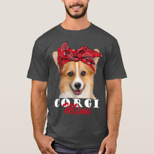 T-shirt Corgi Mimi Corgi Chien Cute Bandana 