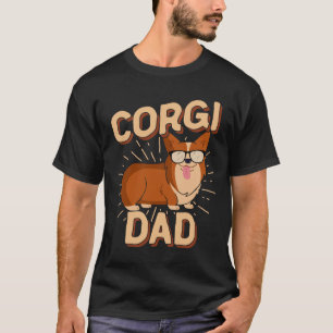 T-shirt Corgi Papa Men Pembroke Welsh Corgi Pet Chien