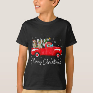 T-shirt Corgi Red Truck Noël Noël Noël Noël Noël Noël Noël