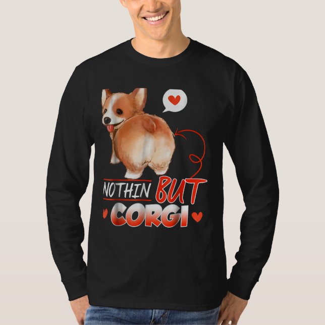 T-shirt Corgi Rien De Long Sleeve (Devant)