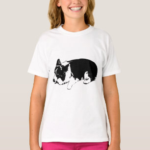 T-shirt corgi silence neige, joie douce
