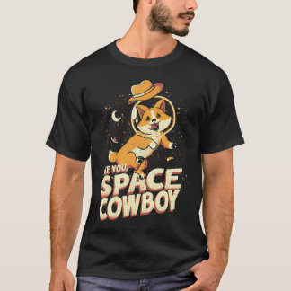 T-shirt Corgi Space Cowboy Par Tobe Fonseca