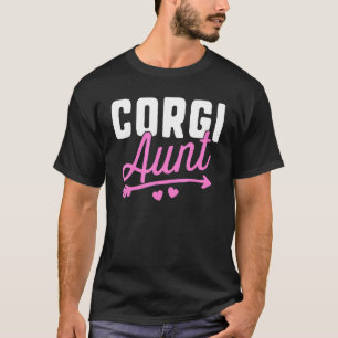 T-shirt Corgi Tante Femmes Chiot Maman Amour Chien Maman