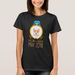 T-shirt Corgi Tee Mariage Royal Femmes Royal
