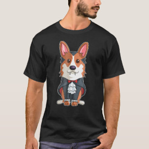 T-shirt Corgi Vampire Vampire Halloween Gif