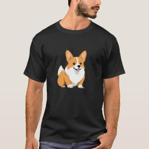 T-shirt Corgi Vector Art Animal Moderne Urban Graphisme An