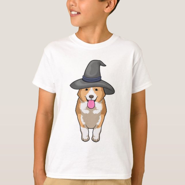 T-shirt Corgi Witch (Devant)
