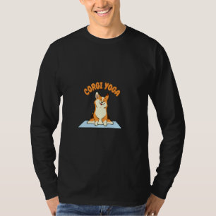 T-shirt Corgi Yoga Drôle Méditation Spirituelle Chakra