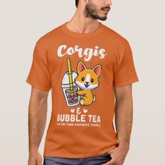 T-shirt Corgis & Buble Thé Corgi Premium