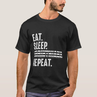 T-shirt Corinthiens Thème Manger Sleep Répéter Soccer Brés