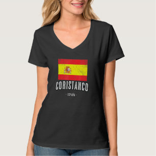 T-shirt Coristanco Espagne Es Drapeau Ville Bandera Ropa