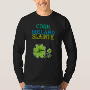 T-shirt Cork, Irlande, Slainte Jour de la St Patrick Sarca