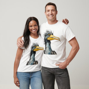 T-shirt Cormorant Bird