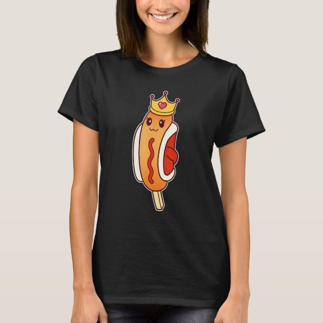 T-shirt Corn Dog Queen   Foodie (Devant)