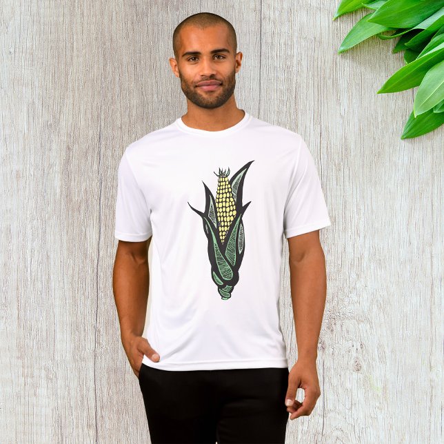 T-shirt Corn on the Cob Rustic Farmhouse Vegetable (Créateur téléchargé)