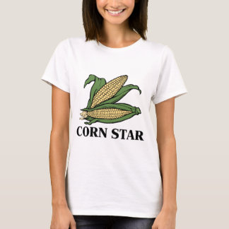 T-shirt Corn Star Funny Vegable Pun BBQ Humour
