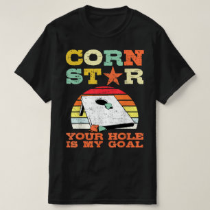 T-shirt Corn Star Votre Trou Est Mon But Cornhole Fun Play