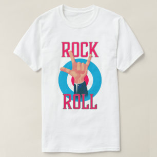 T-shirt Corne de diable Rock and roll