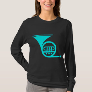 T-shirt Corne française - Cyan