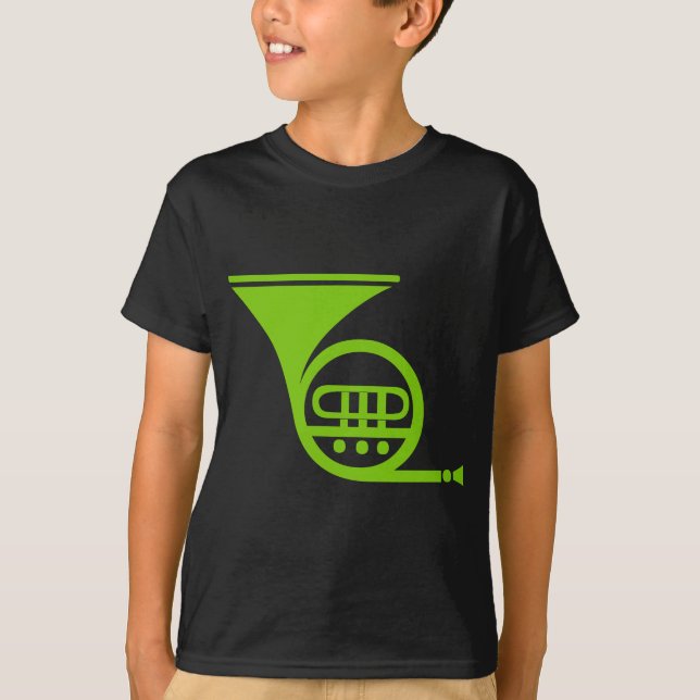 T-shirt Corne française - Martian Green (Devant)