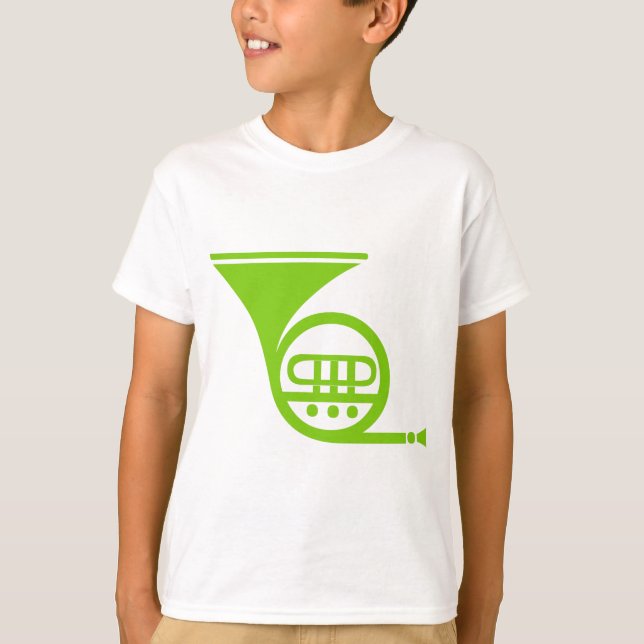 T-shirt Corne française - Martian Green (Devant)