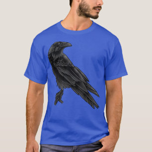 T-shirt Corneille foncée Goth Corneille Oiseau Animaux de