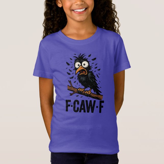 T-Shirt Corneille noire - F-CAW-F - (Devant)