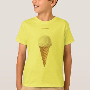 T-SHIRT CORNET DE CRÈME GLACÉE DE BANANE