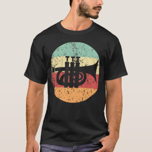 T-shirt Cornet Trumpet Musique rétro Icône instrument de m