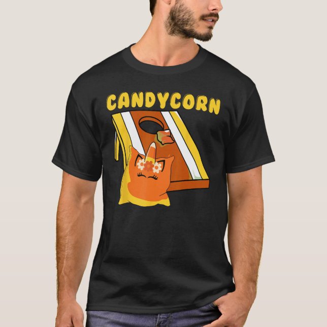T-shirt Cornhole Corn Hole Candycorn (Devant)