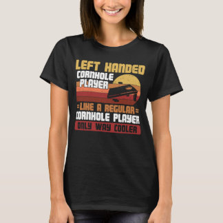 T-shirt Cornhole Pour Joueur Gauche Main
