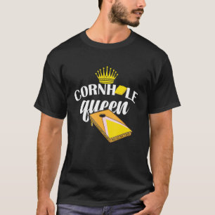 T-shirt Cornhole Queen Bean Sac Femmes Cornhole