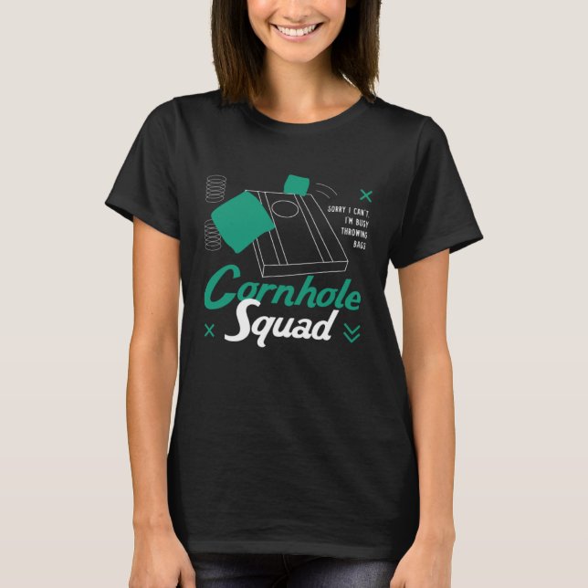 T-shirt Cornhole Squad Wilderness Ironic Saying (Devant)