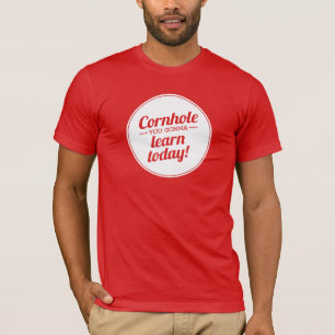 T-shirt Cornhole vous allant apprendre aujourd'hui