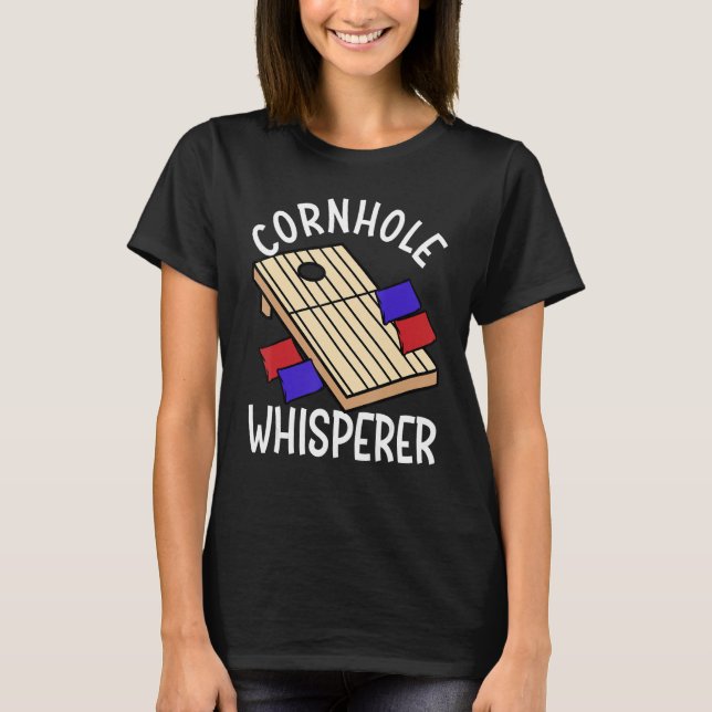 T-shirt Cornhole Whisperer  Corn Hole (Devant)