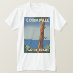 T-shirt Cornwall aller en train