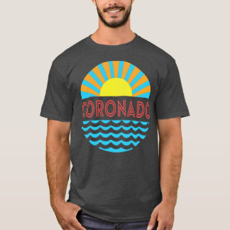 T-shirt Coronado Beach Sun Et Vagues