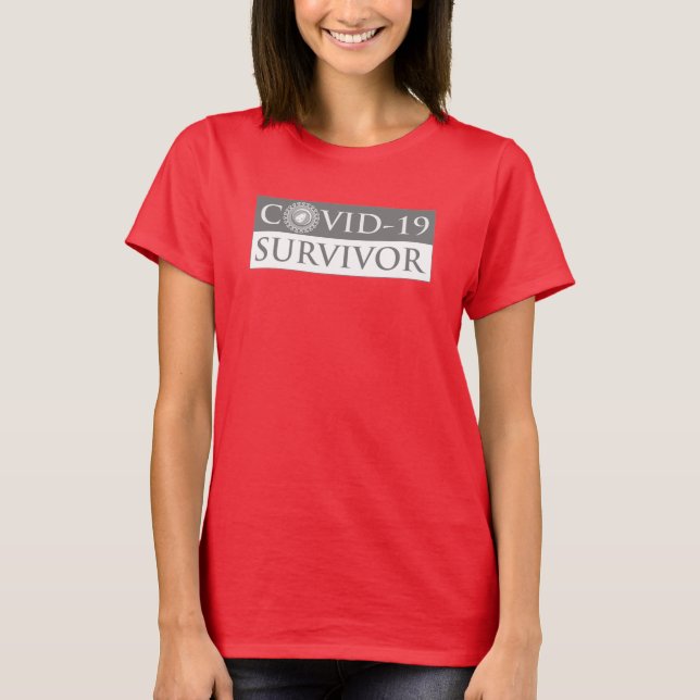 T-shirt Coronavirus pandémique Covid-19 Survivant (Devant)