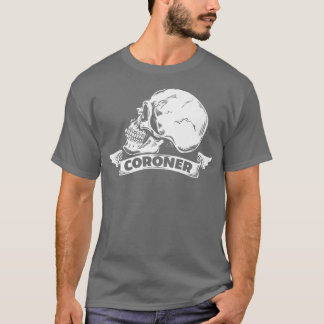 T-shirt Coroner Forensic Scientifique Forensics Stude scie