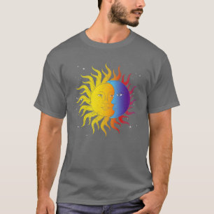 T-shirt Corps céleste Astronomie lunaire Astrologie solair