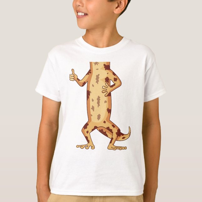 T-SHIRT CORPS GECKO CRÉÉ (Devant)