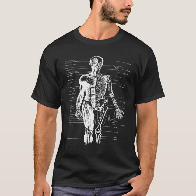 T-shirt Corps humain Muscle Anatomie Docteur (Devant)