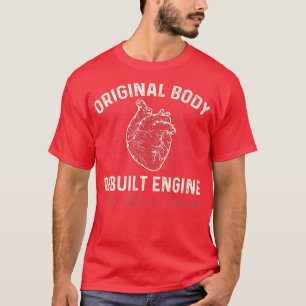T-shirt Corps original reconstruit Moteur d'attaque cardia