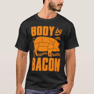 T-shirt Corps Par Bacon Pour Hommes Femme Cool Gag