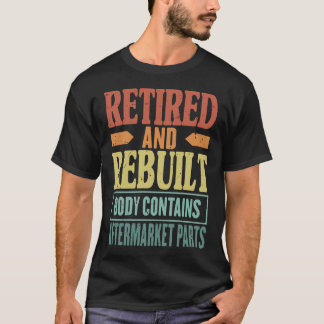 T-shirt Corps retraité et reconstruit contient une pièce d